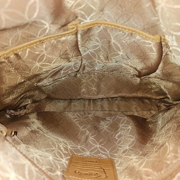 Fossil Soft Vintage Shoulder Bag Crossbody Plyable Leather Clean 12x15 - Picture 5 of 10